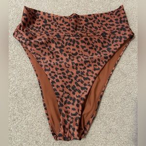 High waisted bikini bottoms